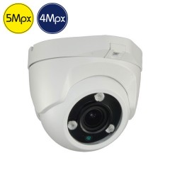 HD dome camera - 5 4 Megapixel - Varifocal 2.7-13.5mm - IR 40m
