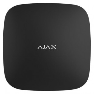 Pannello di controllo di sicurezza con WiFi LTE 4G Dual SIM Hub 2 Plus wireless Ajax nero