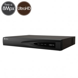 Hybrid HD Videorecorder SAFIRE - DVR 16 channels 8 Megapixel Ultra HD 4K - Alarms