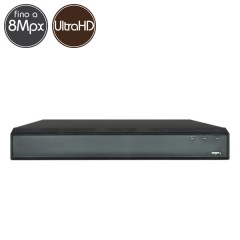 Videoregistratore HDCVI ibrido - DVR 4 canali 8 Megapixel Ultra HD 4K - RAID HDMI